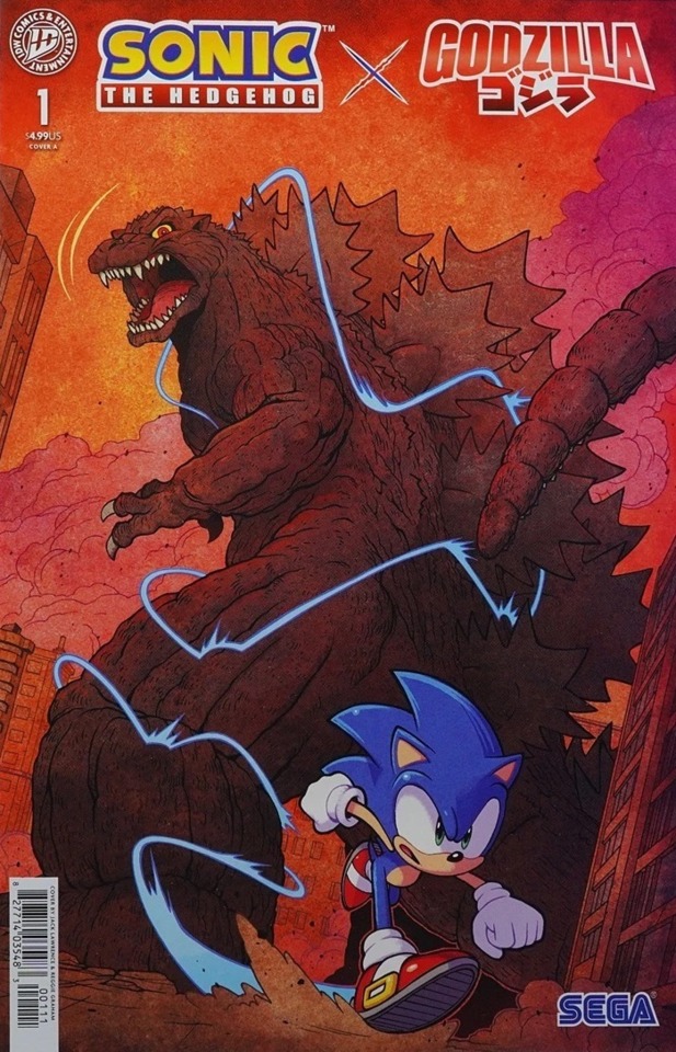 Sonic the Hedgehog x Godzilla