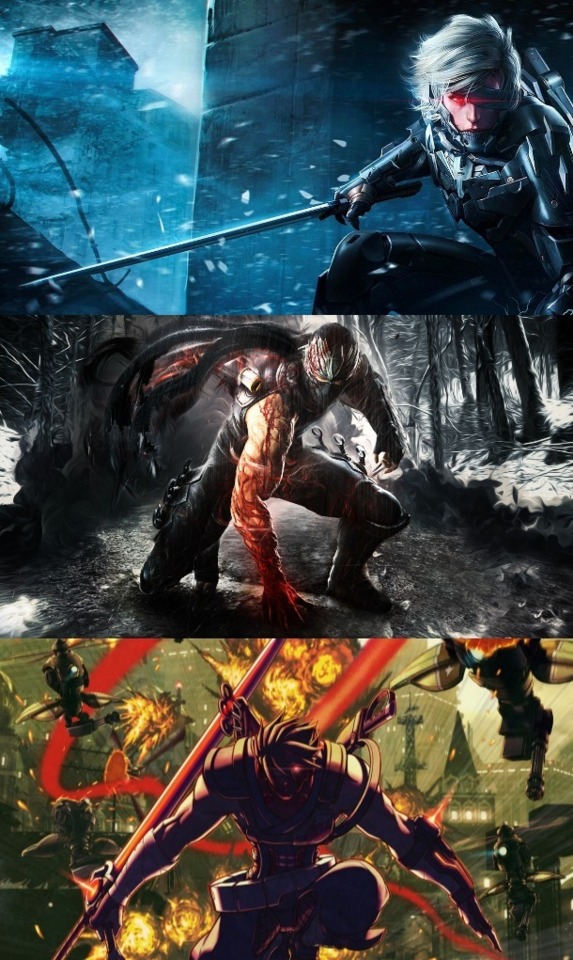 Ryu hayabusa, strider hiryu, and Raiden vs Atomic Samurai and Metal Bat ...