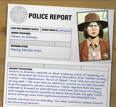 Red Wolf's police report