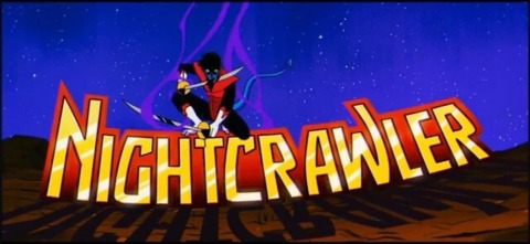 Nightcrawler's title sequence name card