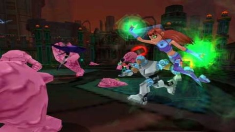 Starfire in Teen Titans Console Game