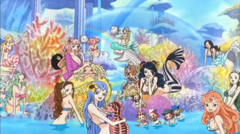 One Piece 527 Landing At The Fish Man Island Beautiful Mermaids Episode