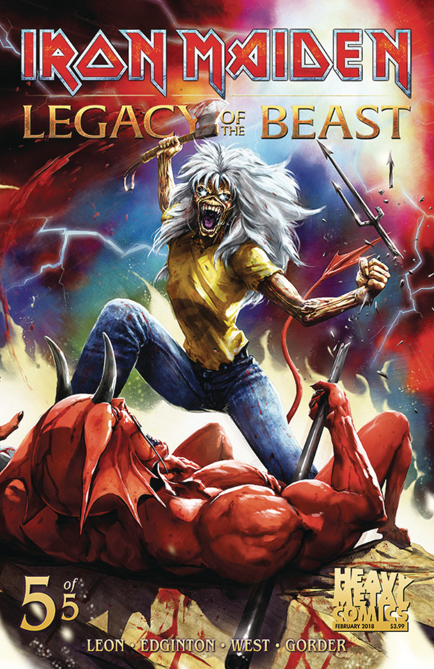 Iron Maiden Legacy of the Beast 5 Part Five Sacrifice (Issue)