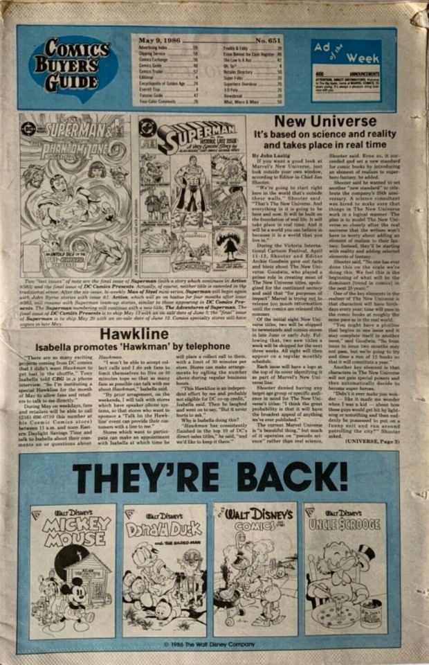 Comics Buyer S Guide 651 Issue