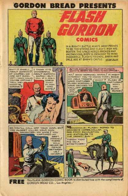 Gordon Bread Presents Flash Gordon Comics