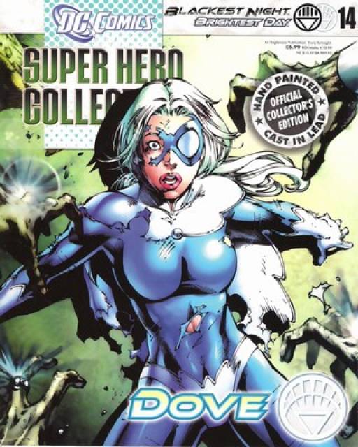 DC Comics Super Hero Blackest Night Brightest Day Issue #14 DOVE ~ Eaglemoss 