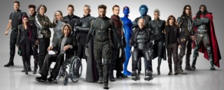 The assembled X-Men in Days of Future Past