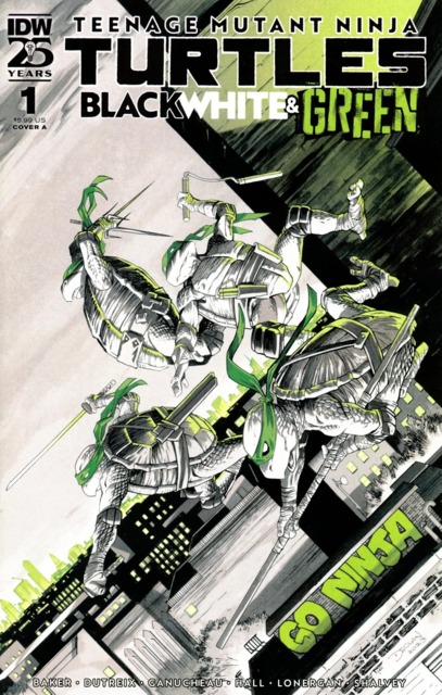 Teenage Mutant Ninja Turtles: Black, White & Green