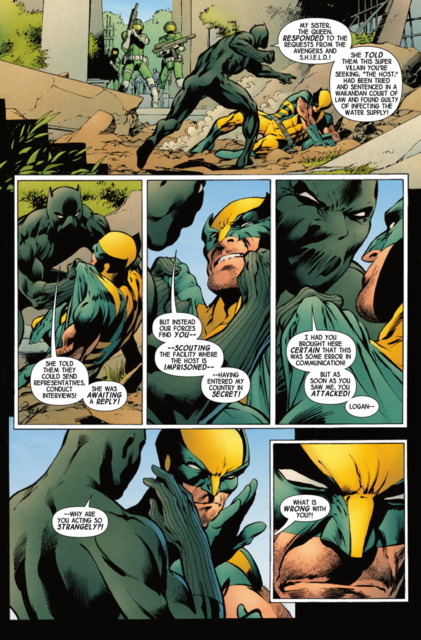 even panther realizes wolverine wasn't himself in that fight 