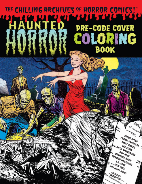 Haunted Horror: Pre-Code Cover Coloring Book