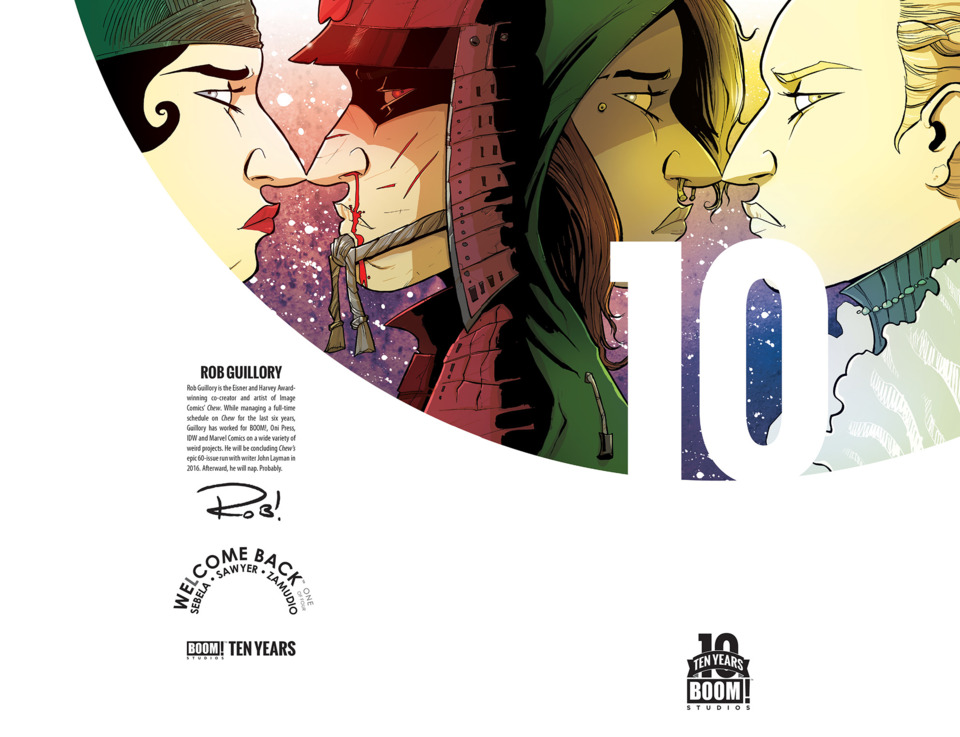 Rob Guillory BOOM! 10 Years incentive cover