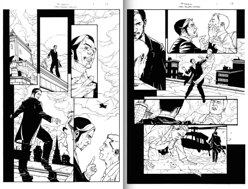 Pages from THE SHIELD #1