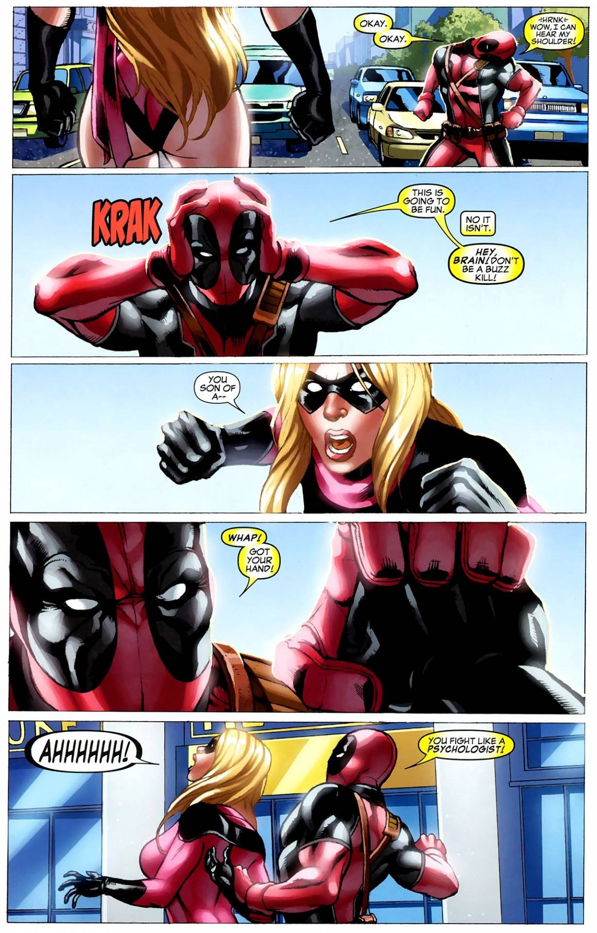 Kingpin vs Deadpool - Battles - Comic Vine
