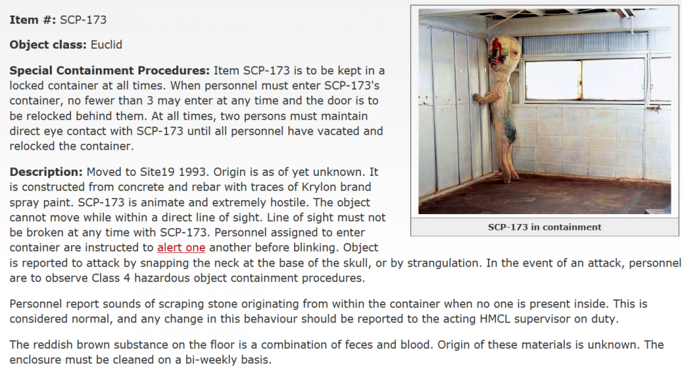 Список scp объектов с изображением и описанием на русском
