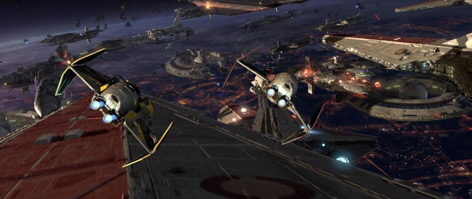 Sith ships appear and begin to open fire. 