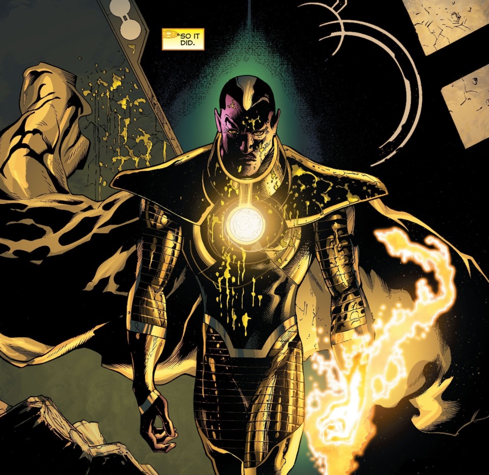 Thal Sinestro fused with the parallax entity