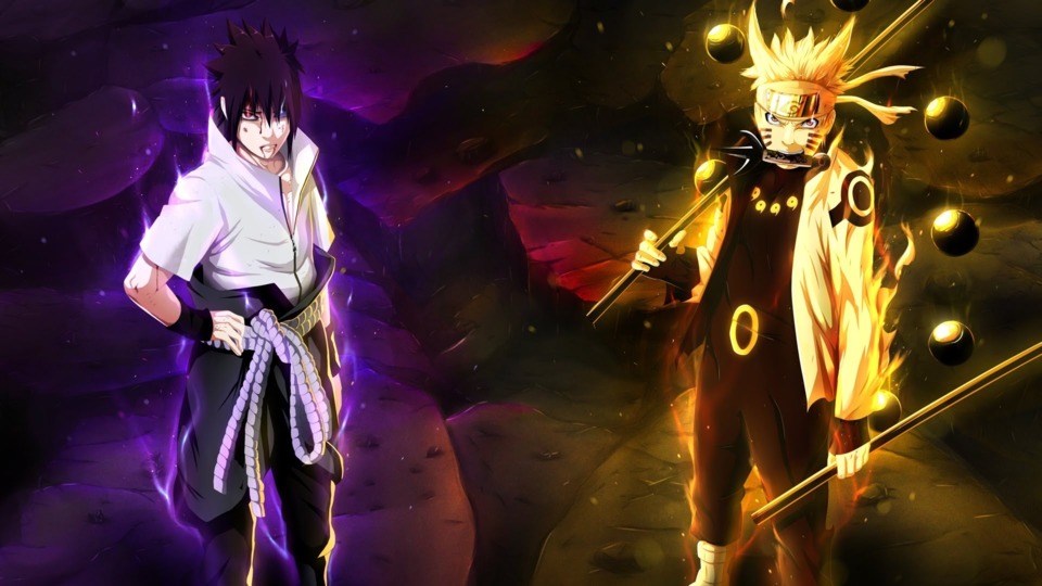 Numbers 7 & 8: Sasuke and Naruto