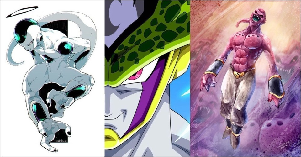 Frieza, Cell and Super Buu