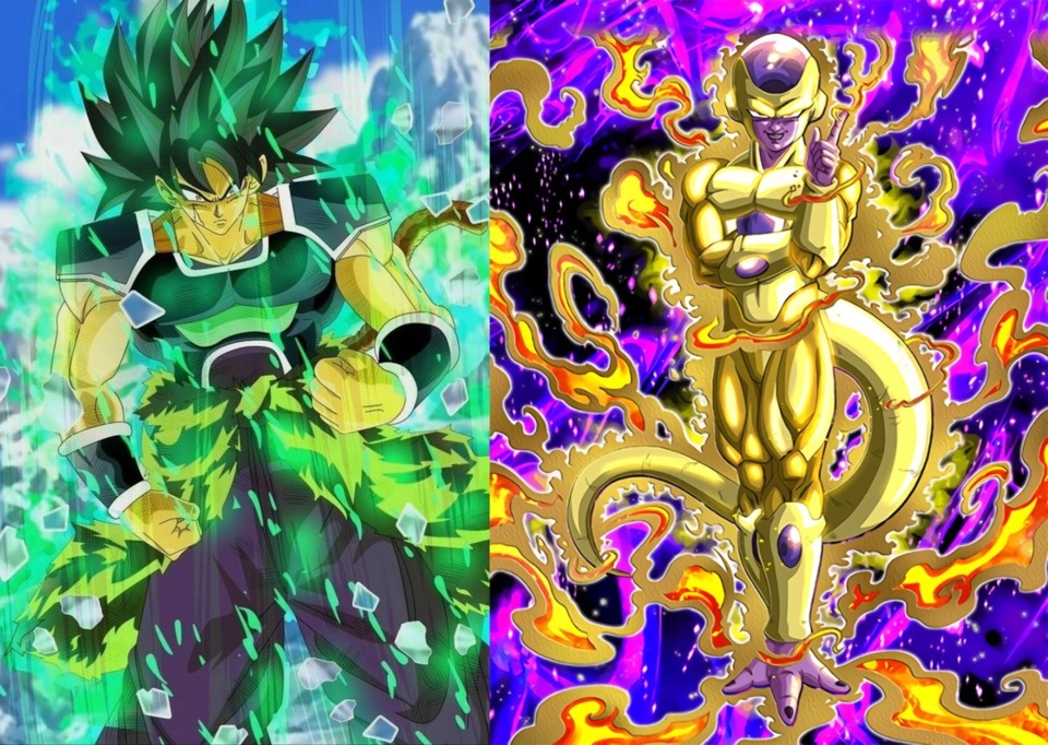 Wrath Broly and Golden Frieza
