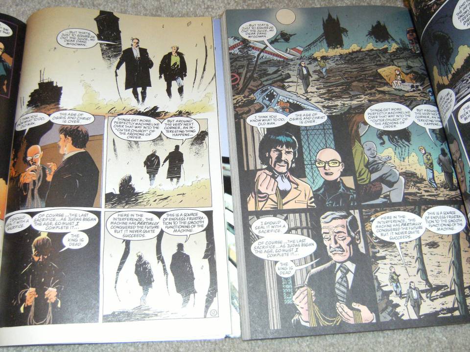 To the Left we have Ashley Wood's page, to the Right Cameron Stewarts.