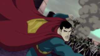 Superman: Unbound - Superman Vs. Robots Clip