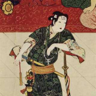 A kabukimono, an ancestral form of the Yakuza. 