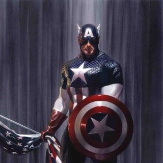 Cap by Alex Ross (Captain America #2 Cover))